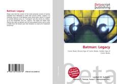 Batman: Legacy的封面