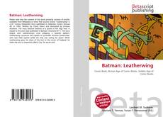 Batman: Leatherwing的封面