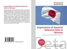 Buchcover von Organization of Japanese Defensive Units in Okinawa