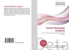 Buchcover von Sandra Thompson (Linguist)