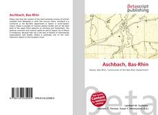 Buchcover von Aschbach, Bas-Rhin