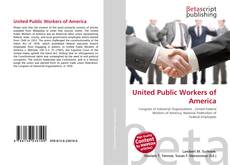 Buchcover von United Public Workers of America