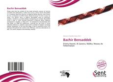 Portada del libro de Bachir Bensaddek