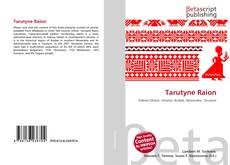 Bookcover of Tarutyne Raion