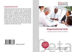 Couverture de Organizational Unit