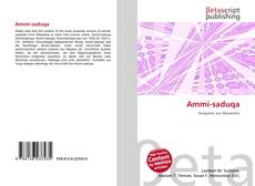 Bookcover of Ammi-saduqa