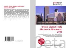 Borítókép a  United States Senate Election in Minnesota, 2002 - hoz