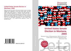Portada del libro de United States Senate Election in Montana, 2000