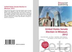 United States Senate Election in Missouri, 2012的封面