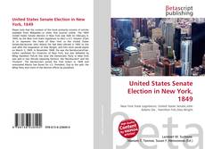 Capa do livro de United States Senate Election in New York, 1849 