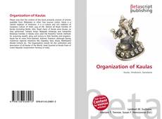 Buchcover von Organization of Kaulas