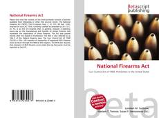 Portada del libro de National Firearms Act