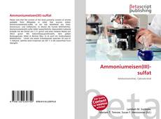Capa do livro de Ammoniumeisen(III)-sulfat 