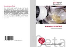 Borítókép a  Ammoniumnitrat - hoz
