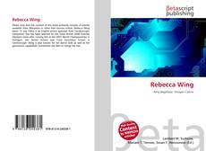 Portada del libro de Rebecca Wing
