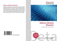 Capa do livro de Rebecca Winters (Pioneer) 