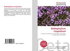 Capa do livro de Bulbophyllum Lingulatum 