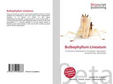 Capa do livro de Bulbophyllum Lineatum 