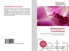 Capa do livro de Bulbophyllum Linearilabium 
