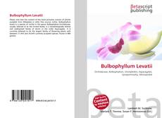 Portada del libro de Bulbophyllum Levatii
