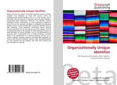 Portada del libro de Organizationally Unique Identifier
