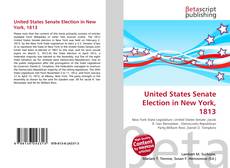 Portada del libro de United States Senate Election in New York, 1813