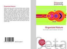 Portada del libro de Organized Nature