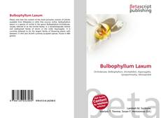 Portada del libro de Bulbophyllum Laxum