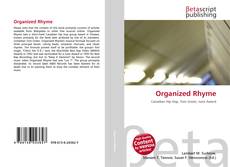 Portada del libro de Organized Rhyme