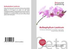 Portada del libro de Bulbophyllum Laoticum