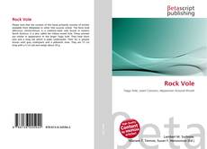 Portada del libro de Rock Vole