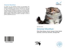 Bookcover of Oriental Shorthair