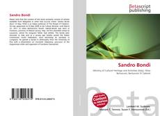 Bookcover of Sandro Bondi
