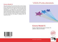 Portada del libro de Cessna Model A