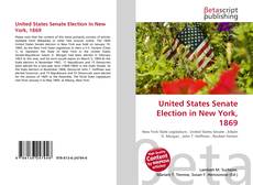 Portada del libro de United States Senate Election in New York, 1869