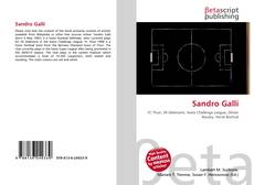 Portada del libro de Sandro Galli
