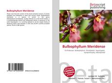 Обложка Bulbophyllum Meridense