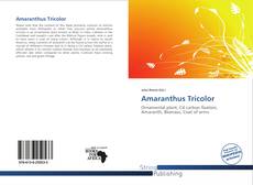 Buchcover von Amaranthus Tricolor