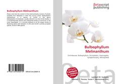 Обложка Bulbophyllum Melinanthum