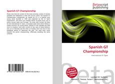 Capa do livro de Spanish GT Championship 