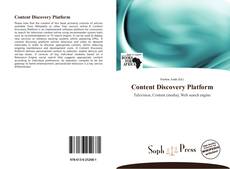 Couverture de Content Discovery Platform