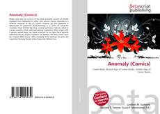 Copertina di Anomaly (Comics)