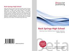 Capa do livro de Rock Springs High School 