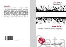 Portada del libro de Anomalito