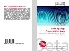 Capa do livro de Rock Springs Conservation Area 