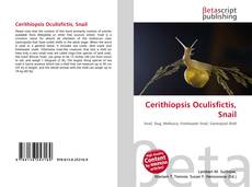 Capa do livro de Cerithiopsis Oculisfictis, Snail 