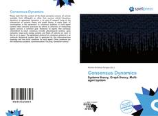 Consensus Dynamics kitap kapağı