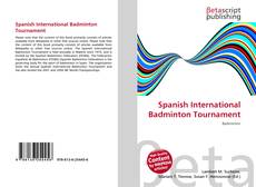 Buchcover von Spanish International Badminton Tournament