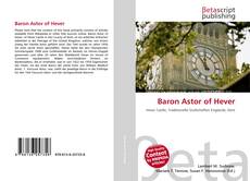 Capa do livro de Baron Astor of Hever 