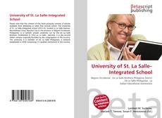 Borítókép a  University of St. La Salle–Integrated School - hoz